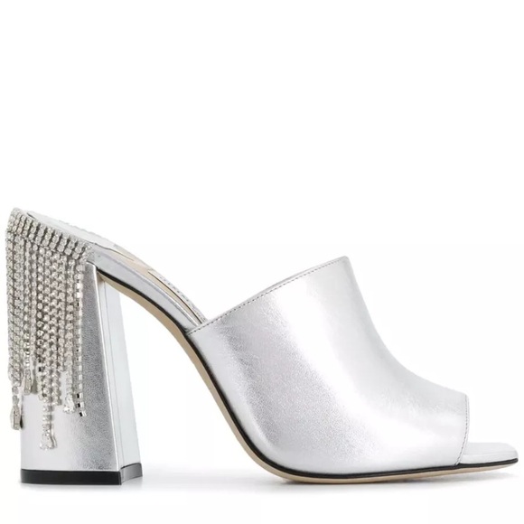 NIB Jimmy Choo Baia crystal mule sz 39 - Picture 1 of 7